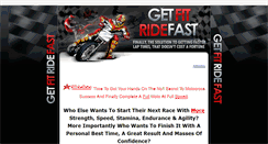 Desktop Screenshot of getfitridefast.com