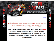 Tablet Screenshot of getfitridefast.com